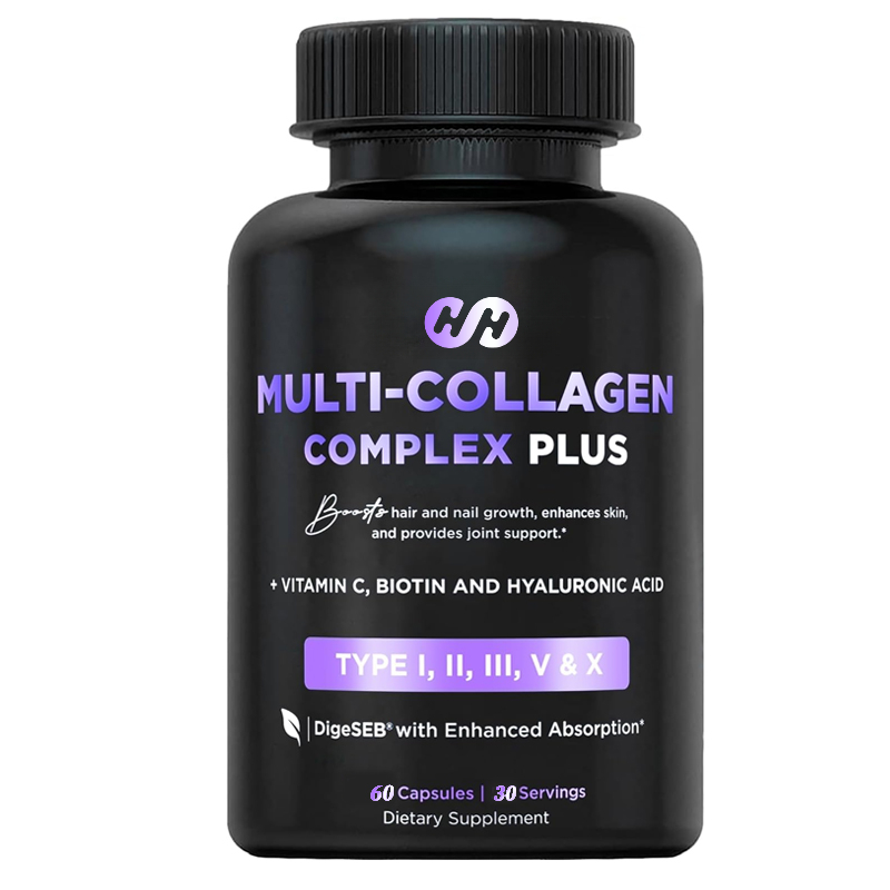 Biotin Hair Growth - 60 แคปซูล ผลิตภัณฑ์เสริมอาหารมัลติคอลลาเจน ไบโอติน กรดไฮยาลูโรนิก วิตามินซี