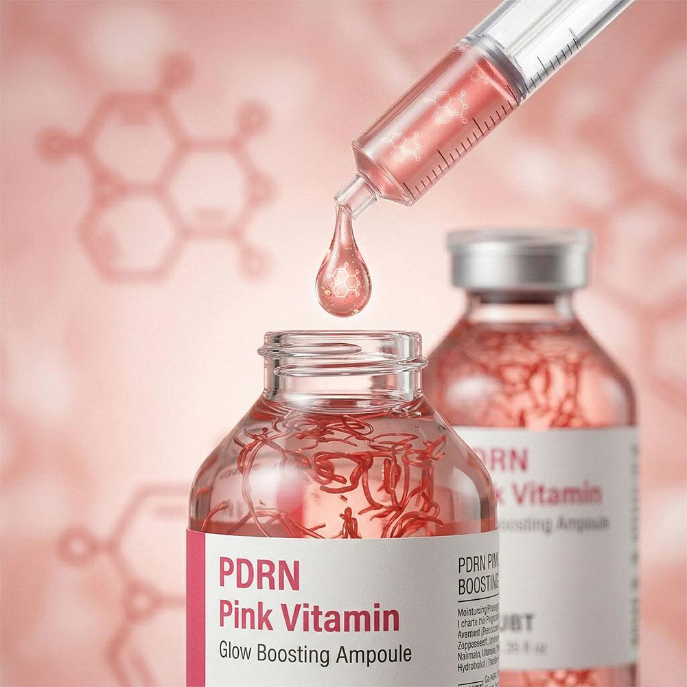 Collagen Peptide Powder - เซรั่มแอมพูล Glow Intensive PDRN, เซรั่มคอลลาเจนเปปไทด์เข้มข้นสำหรับผิวหน้า ช่วยยกกระชับ