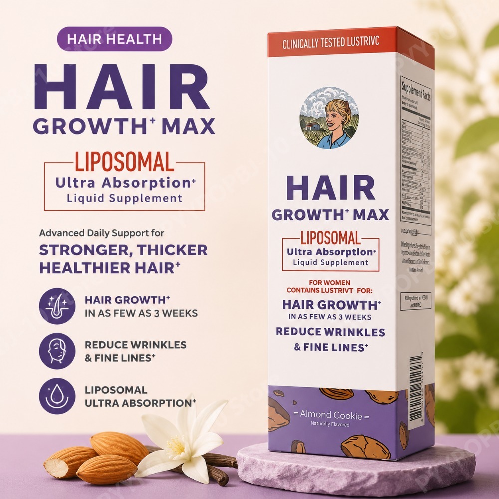 Biotin Hair Growth - น้ำยาบำรุงเส้นผมสูตรไลโปโซมอล ผสมสารสกัดจากปาล์มใบเลื่อยและไบโอติน เพื่อผมหนาขึ้นใน 3 สัปดาห์ ลดริ้วรอย