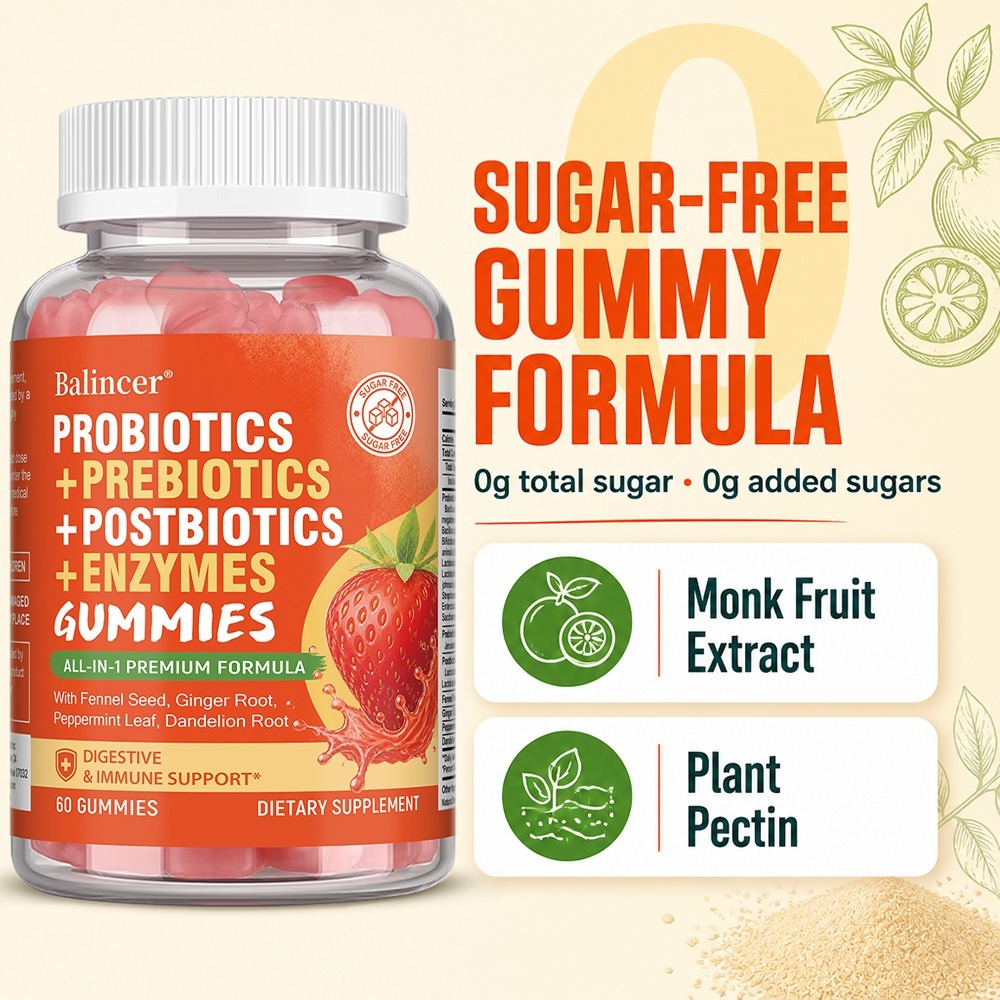 กัมมี่โปรไบโอติก - ประกอบด้วยพ - Digestive Enzyme Blend บทวิจารณ์และราคา