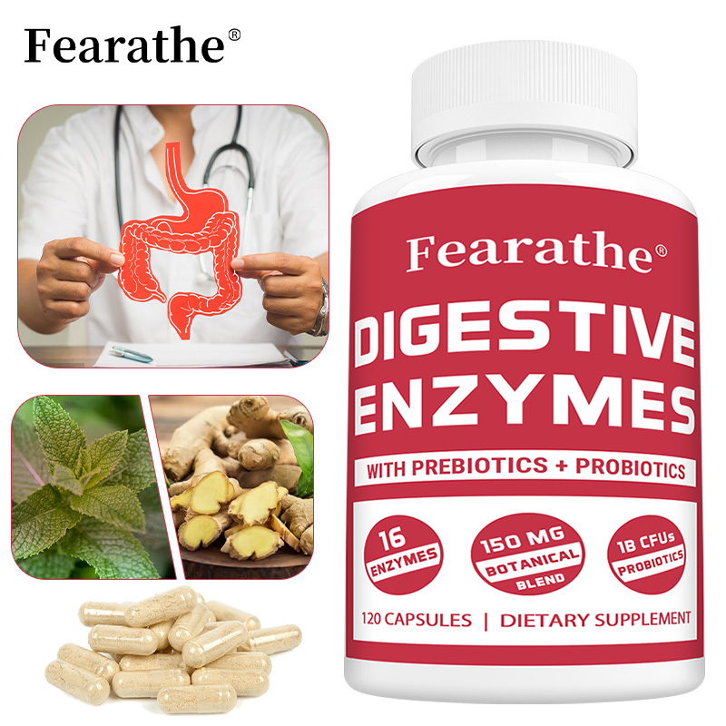 แคปซูลเอนไซม์ทางเดินอาหาร - พร - Digestive Enzyme Blend บทวิจารณ์และราคา