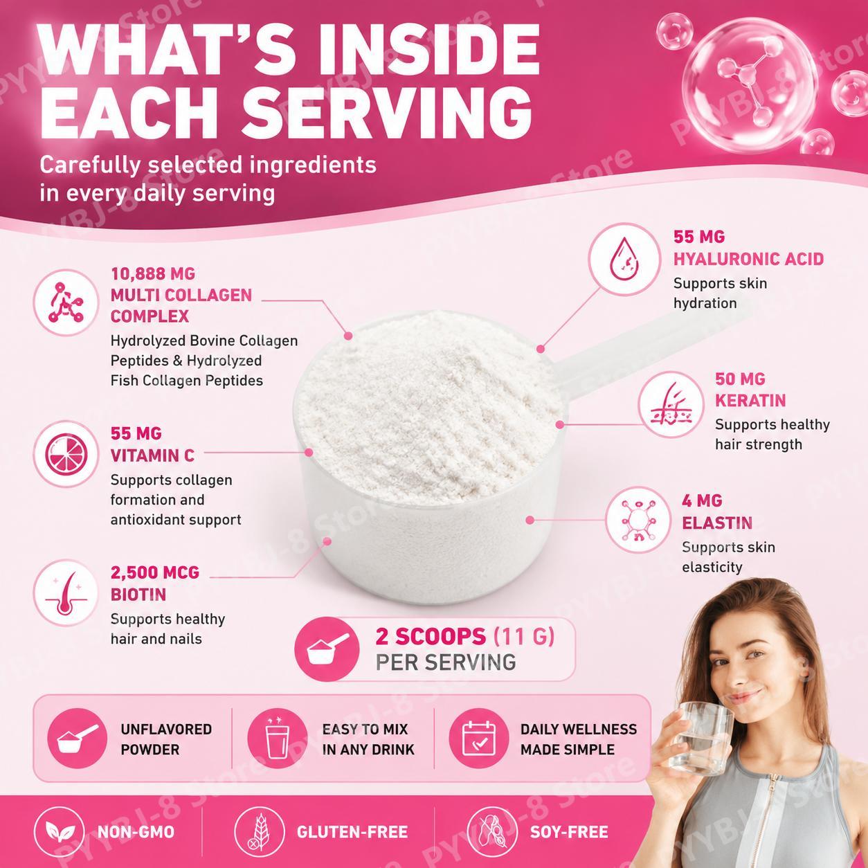 โซโลทรี มัลติ คอลลาเจน เปปไทด์ - Collagen Peptide Powder บทวิจารณ์และราคา