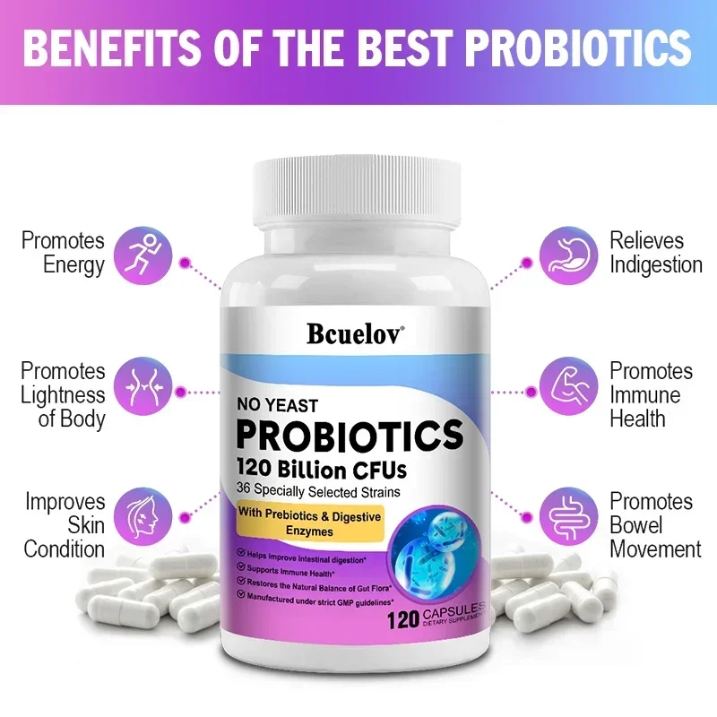โปรไบโอติกเพื่อสุขภาพทางเดินอา - Digestive Enzyme Blend บทวิจารณ์และราคา