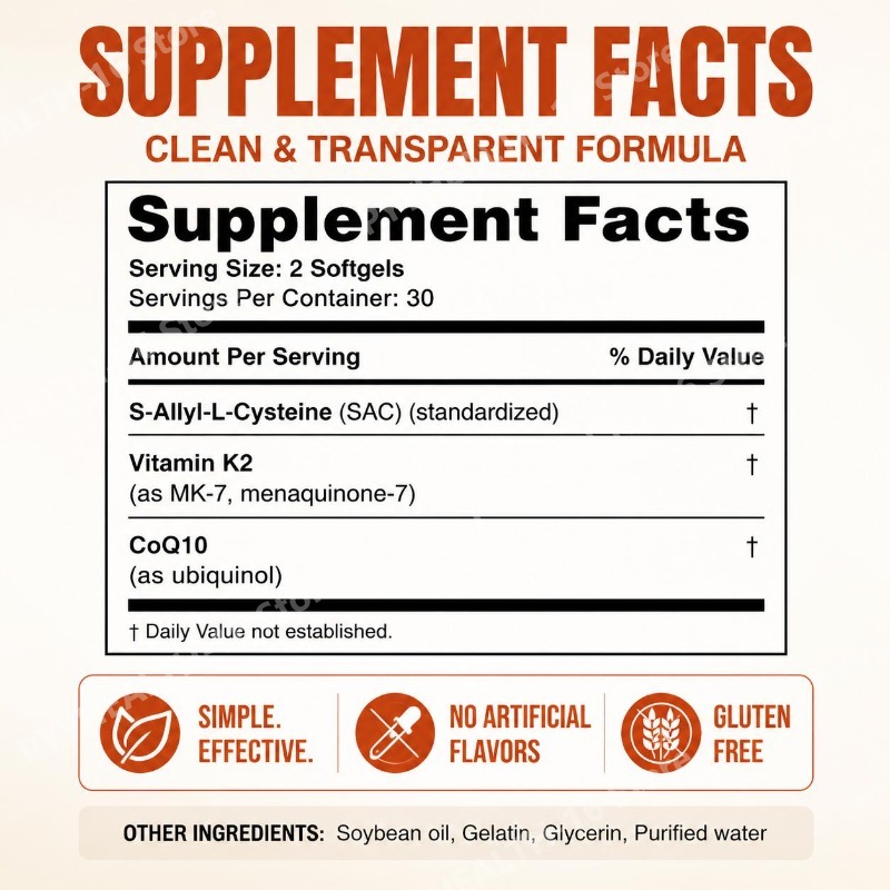 กระเทียมไร้กลิ่นสูตรพิเศษชนิดซ - Coq10 Ubiquinol Softgel บทวิจารณ์และราคา