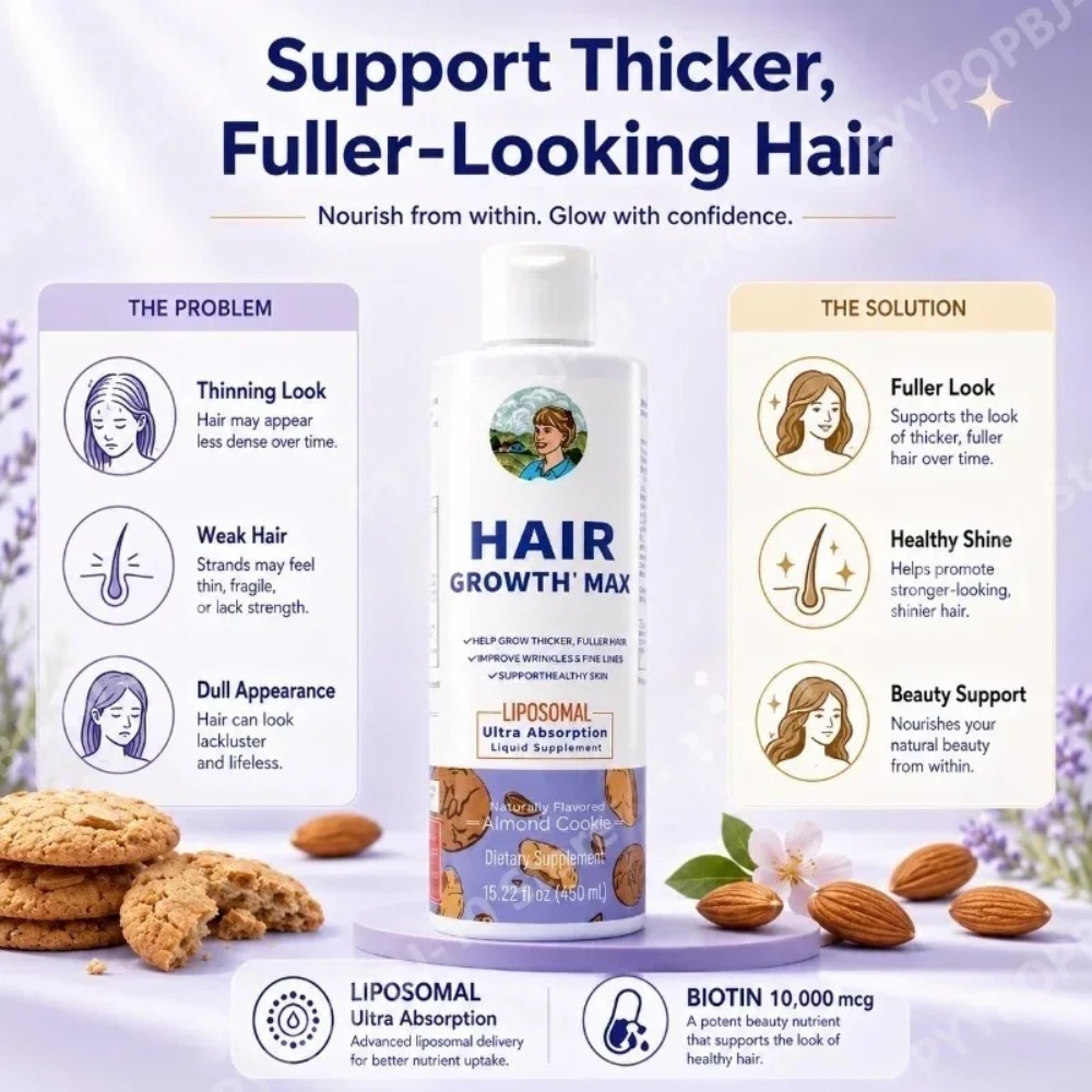 น้ำยาบำรุงเส้นผมสูตรไลโปโซมอล  - Biotin Hair Growth บทวิจารณ์และราคา
